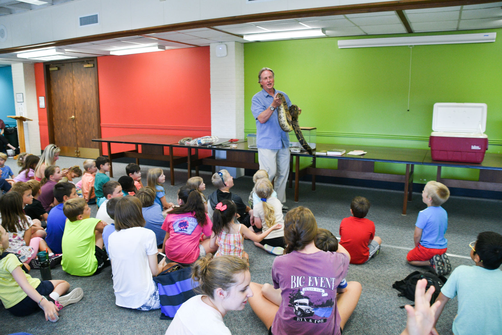 Snake Day at Clara B. Mounce Public Library
